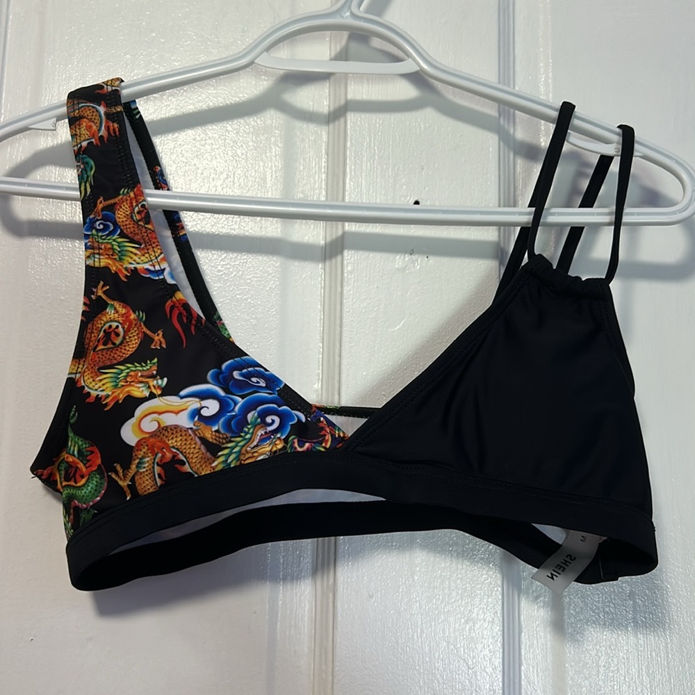 SHEIN dragon print bathing suit